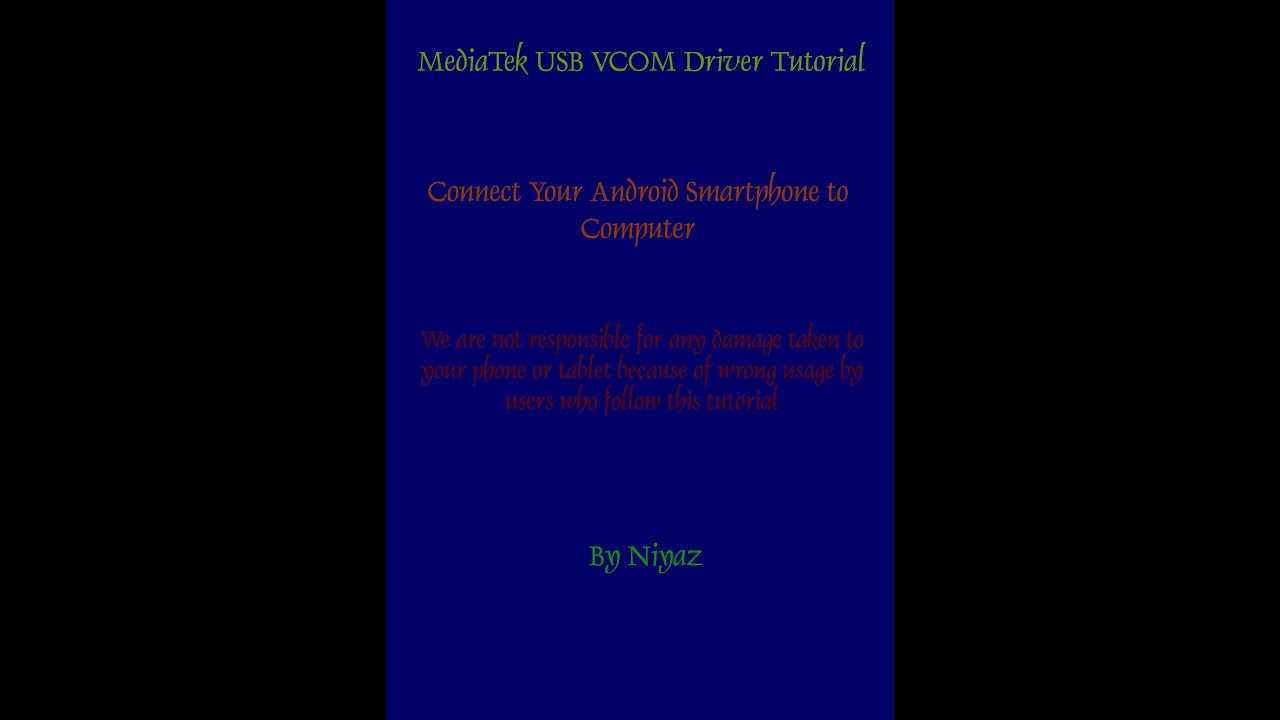 Mediatek Usb Vcom Drivers Mt6592
